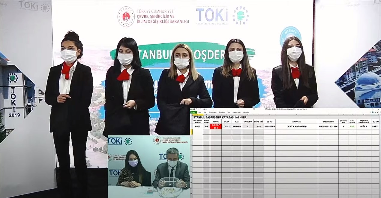 TOKİ Başakşehir Kayabaşı Kura Sonuçları Noter Huzurunda Belirlendi! Kayabaşı TOKİ 1+1 Konut Hak Sahibi İsim Listesi