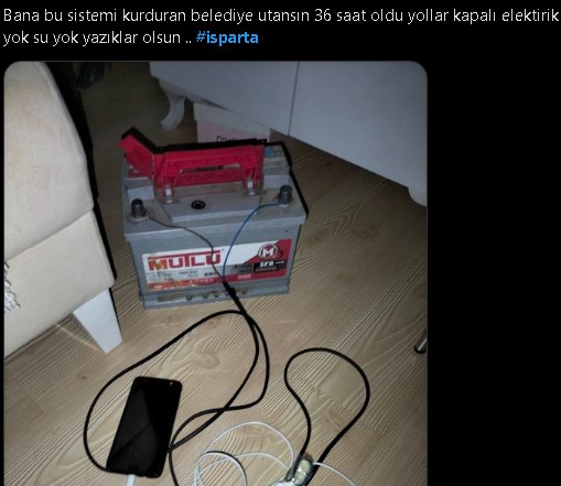 Isparta'da 2 Gündür Elektrik Yok! Vatandaş Sosyal Medyada #Isparta Etiketiyle Sesini Duyurmaya Çalışıyor!