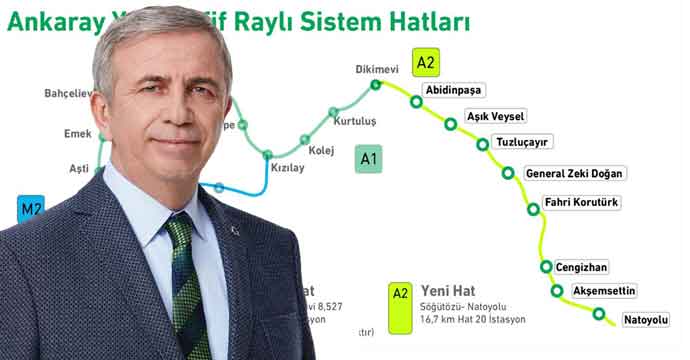 Mamak Metrosu İçin Yeni Duyuru: Dikimevi - Natoyolu Metro Hattı Son Durum Açıklaması Mansur Yavaş'tan Geldi!