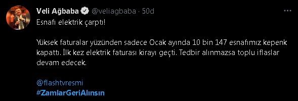 Elektrik Faturalarına Tepki Büyüyor! Ünlü İsimlerden Zamlar Geri Alınsın Çağrısı!