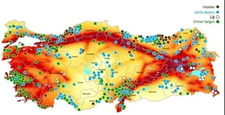 SON DAKİKA: Türkiye Deprem Haritası 2022 Yayımlandı! AFAD Fay Hatları 1.Derece Deprem Bölgeleri