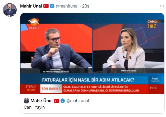 Mahir Ünal'dan Doğalgaz ve Elektrik Faturası Açıklaması: Devlet Zam Yapmıyor!