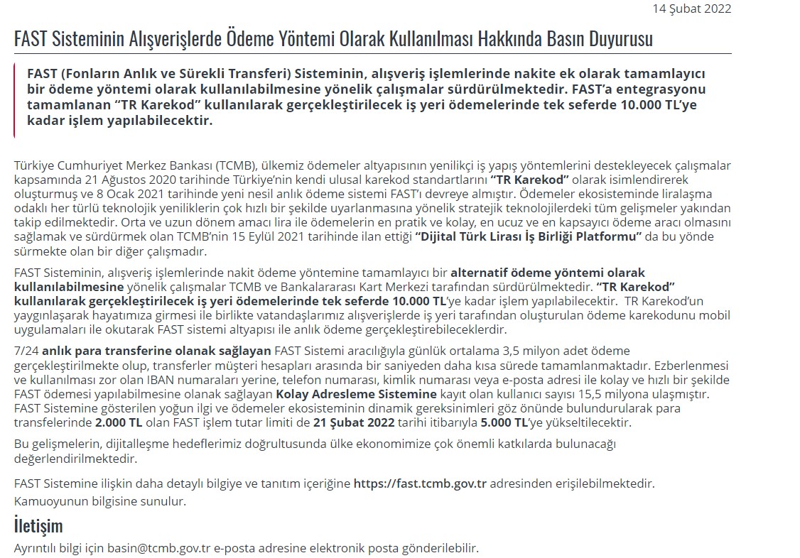 Merkez Bankası'ndan Son Dakika Açıklaması: Tek Seferde 10 Bin TL Ödeme Yapılacak!
