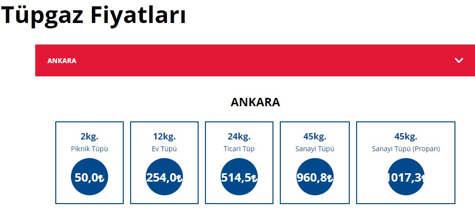 Tüp Fiyatları Ocağı Değil Cebi Yaktı! Aygaz, İpragaz, Bizimgaz Piknik ve Büyük Tüp Fiyatı Şubat 2022