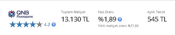 Bankalar Faiz Yarışında! Ayda 538 TL Taksitle 10.000 TL İhtiyaç Kredisi! ING, Denizbank, TEB, QNB