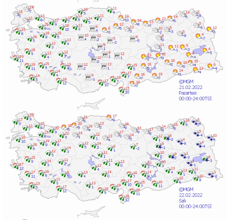 İlk Cemre Düştü! Yağışlar Geri Geliyor Haritadan Kendi Şehrinize Bakın Kar Mı, Yağmur Mu?