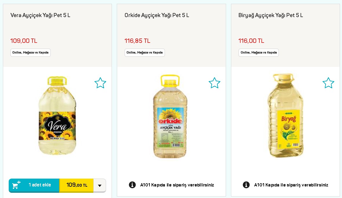 Ceza Tehdidi İşe Yaradı, Gerçek KDV İndirimi Başladı! Yüzde 22 İndirim Geldi, En Ucuz Yudum Ayçiçek Yağı 74.70 TL Oldu