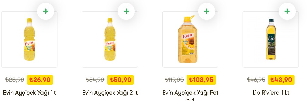 Ceza Tehdidi İşe Yaradı, Gerçek KDV İndirimi Başladı! Yüzde 22 İndirim Geldi, En Ucuz Yudum Ayçiçek Yağı 74.70 TL Oldu
