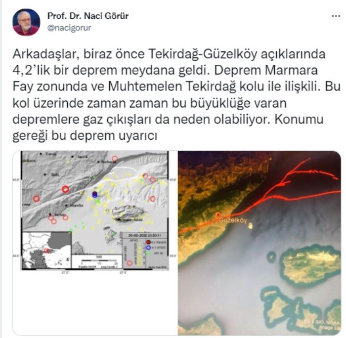 Aklı Olan Hemen Terk Etsin! Prof. Naci Görür Deprem Alarmı Verdi, Bu Bir Uyarıydı Dedi