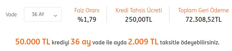 İNG Bank'tan 3 Yıl Geri Ödemeli Nakit Desteği! 50 Bin TL İhtiyaç Kredisi İçin 2.009 TL Taksit İsteniyor