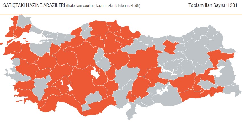 33 İlde 1.281 Hazine Arazisi Satışa Çıktı! Milli Emlak 450 Liraya Tarla, 520 TL'ye Arsa, 900 Liraya Bahçe Satıyor