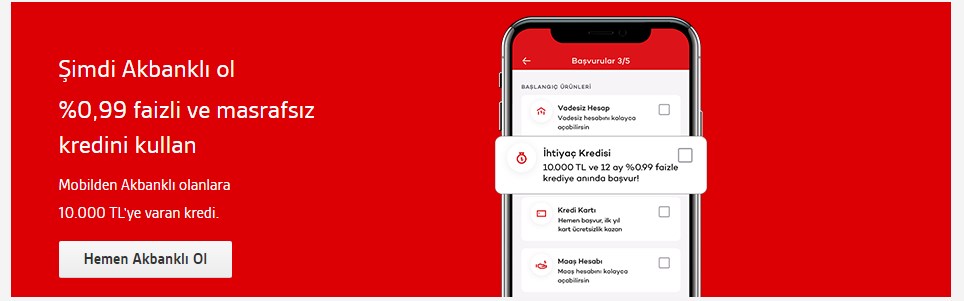 Mobilden Başvuruna Mart Ayının Tek Düşük Faizli İhtiyaç Kredisi