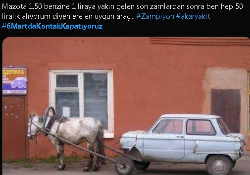 Akaryakıt Zammına İsyan Eden Vatandaş Sosyal Medyada Birleşti! Kontak Kapatacaklar!