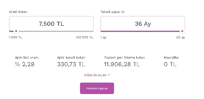 Acil Nakit İhtiyaçları İçin Masrafsız 7500 TL İhtiyaç Kredisi Enpara'da!