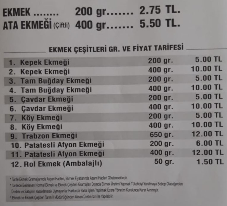 Ankara'da Ekmeğe Zam Geldi! Zamlı Ekmek Fiyatları Listesi Yayımlandı, Ekmek Ne Kadar Oldu Mart 2022?
