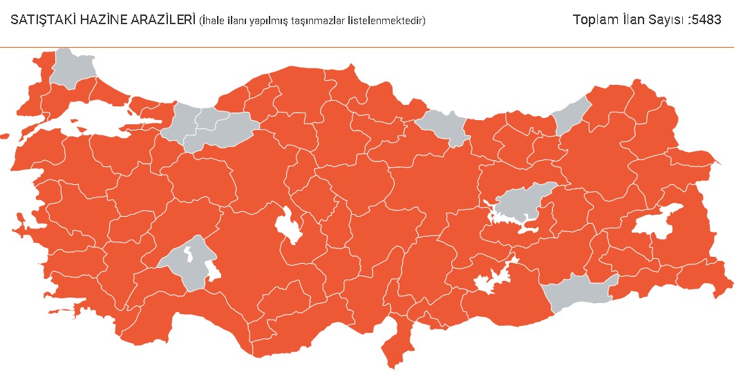 Milli Emlak Taksitle Hazine Arazisi Satıyor! Aylık 354 TL Taksitle Tarla, 625 TL Arsa, 372 Lira Ödeyene Hobi Bahçesi