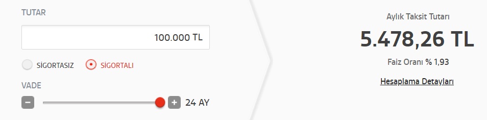 100 Bin TL İhtiyaç Kredisi Veren Bankalar! İş Bankası, Alternatif Bank, Halkbank, Akbank Kredi Taksit Hesaplamaları