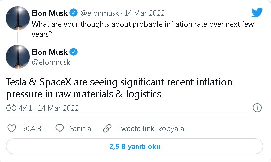 Elon Musk Yüksek Enflasyonda Yatırımın Adresini Açıkladı! Gayrimenkul İlk Tercihi Oldu