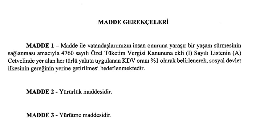 Akaryakıt Fiyatlarına İndirim İçin Son Dakika Gelişmesi! Benzin ve Motorine KDV İndirimi İçin Kanun Teklifi Mecliste