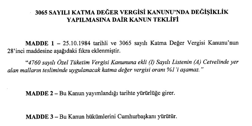 Akaryakıt Fiyatlarına İndirim İçin Son Dakika Gelişmesi! Benzin ve Motorine KDV İndirimi İçin Kanun Teklifi Mecliste