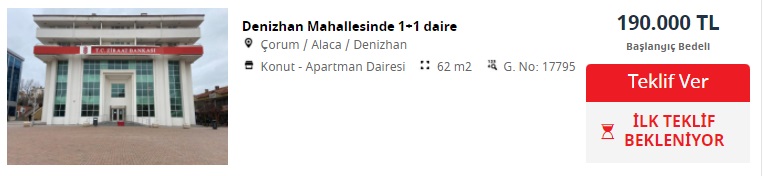 13 Bin TL Peşinat 1.900 TL Taksitle 125 Metrekare Konut Satışı! Ziraat Bankası Kelepir Evleri Kredi Desteğiyle Satıyor!