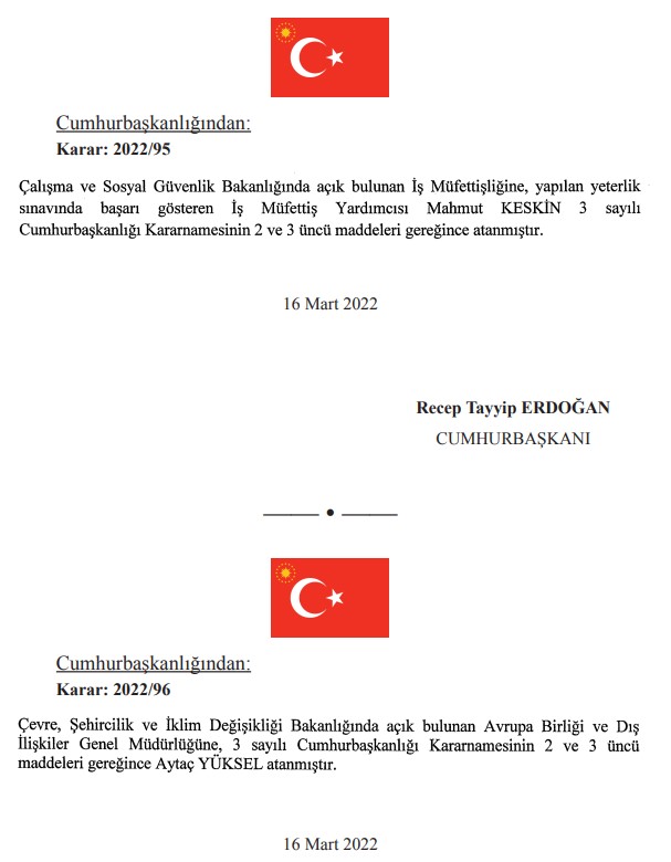 Cumhurbaşkanlığı Atama Kararnamesi Son Dakika: 17 Mart Tarihli Kamuda Son Atamalar ve Görevde Alma Kararları