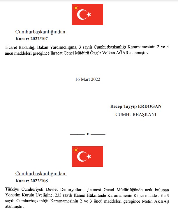 Cumhurbaşkanlığı Atama Kararnamesi Son Dakika: 17 Mart Tarihli Kamuda Son Atamalar ve Görevde Alma Kararları