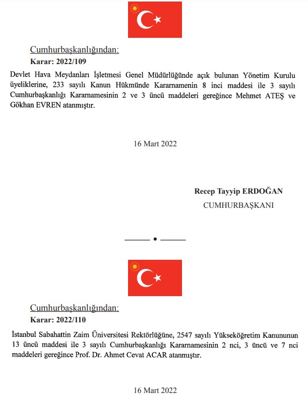 Cumhurbaşkanlığı Atama Kararnamesi Son Dakika: 17 Mart Tarihli Kamuda Son Atamalar ve Görevde Alma Kararları