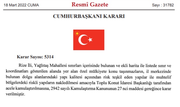 Acele Kamulaştırma Kararları Resmi Gazete'de! Farklı İllerde Bu Projeler İçin Taşınmazlar Kamulaştırılacak!