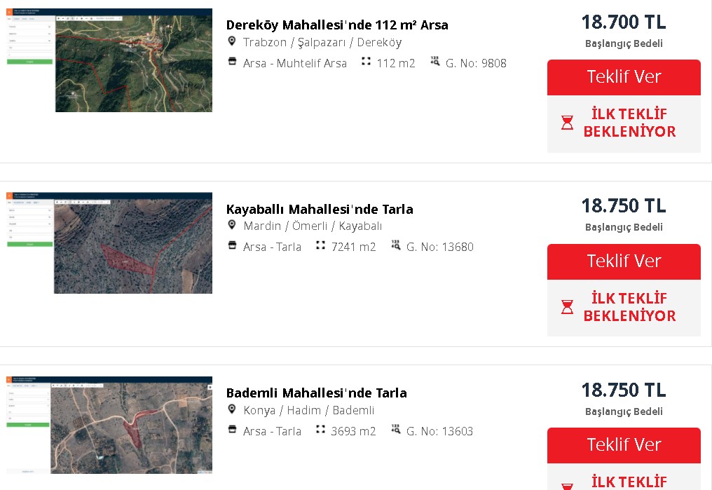 Bu Fiyata Babanız Bile Size Satmaz! Ziraat Bankası 380 M2 Bahçeli Müstakil Köy Evi 56.250 TL, 2+1 Daire 63.750 TL