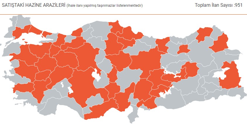 Milli Emlak'tan Yılın Yatırım Fırsatı! Satılık Hazine Arazileri 300 Liraya Tarla, 700 Liraya Bağ Yeri, 850 Liraya Arsa