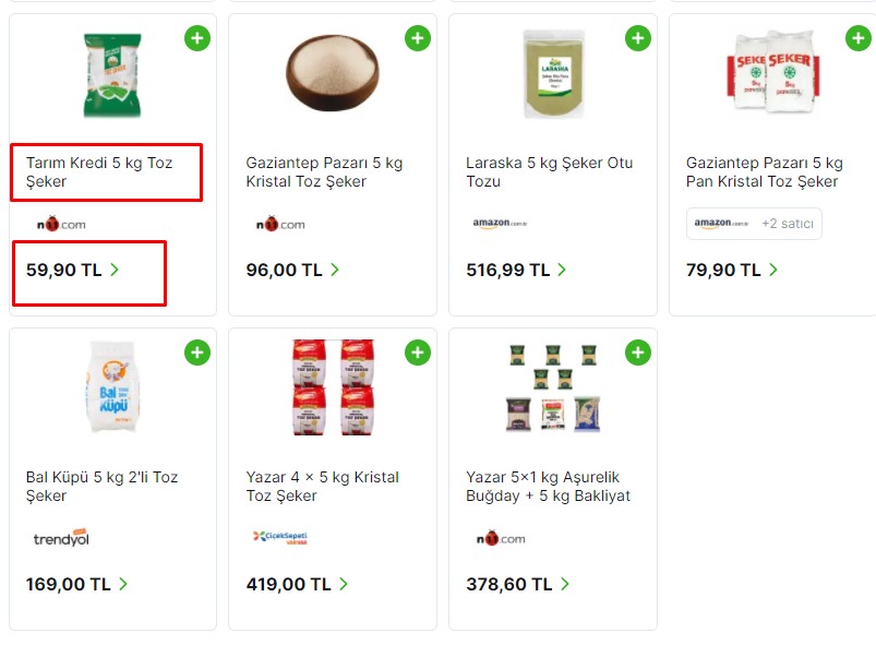 Zamları Tarım Kredi Yerle Bir Etti: En Ucuz 5 KG Toz Şeker Fiyatı 59,90 TL'ye İndi! Torku, Türk Şeker, Balküpü Fiyatları