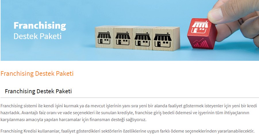 Kendi İşini Kurmak İsteyenin Kredisi Halkbank'ta! 6 Ay Ertelemeli, 60 Ay Vadeli Halkbank Franchising Kredi Paketi