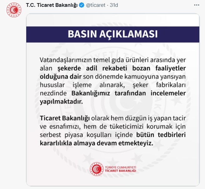 Şeker Fiyatlarına Fahiş Zamlar Cep Yakmıştı, Ticaret Bakanlığı Şeker Fabrikalarına İnceleme Başlattı