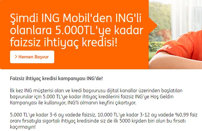 Özel Bankalardan Faizsiz İhtiyaç Kredisi Atağı! Garanti Bankası, Yapı Kredi, Akbank, ING Bank Kredi Kampanyaları