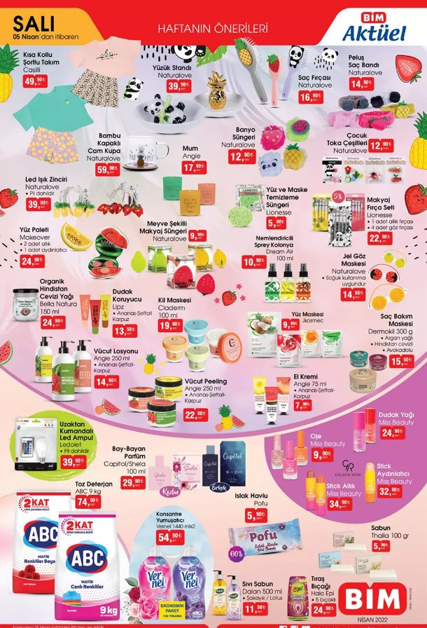 BİM 5 Nisan 2022 Kataloğu Yayınlandı! Bu Salı BİM'e Neler Gelecek? Margarinden Una Aktüel Ürünler Listesi