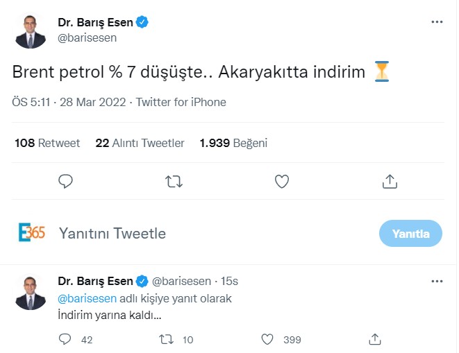 Brent Petrol Fiyatı Yüzde 7 Düştü, Motorine İndirim Açıklandı! Benzine İndirim Gelecek Mi 2022?