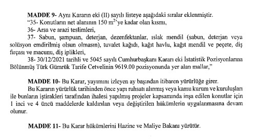 Konut Fiyatlarına KDV Darbesi! Arsa, Arazi ve Konutta KDV İndirimi Kararı Resmi Gazete İle Yayımlandı