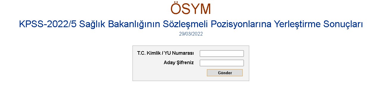 Sağlık Bakanlığı 10 Bin Personel Yerleştirme Sonuçları Nasıl Öğrenilir? 10 Bin Personel Alımı Sonuç Sorgulama Ekranı