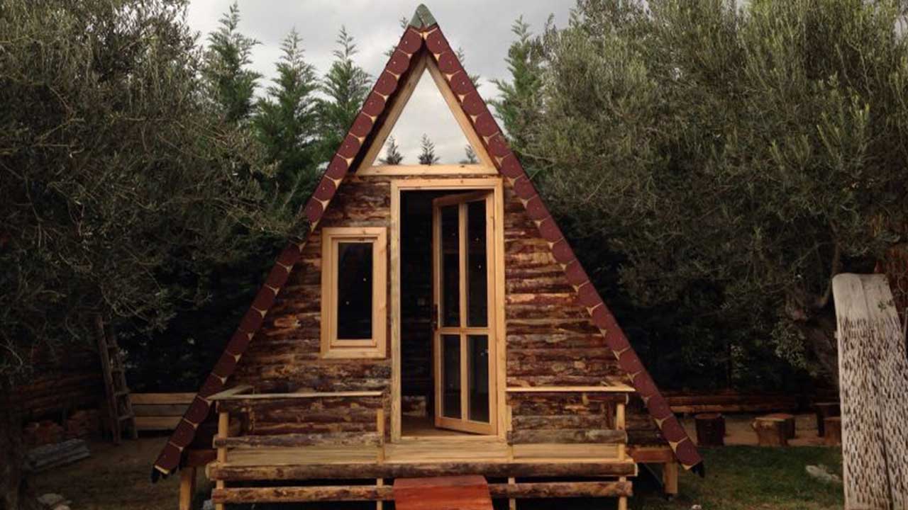 Küçük Bir Toprağı Olana Ahşap Bungalov Tatil Evi 68.000 TL