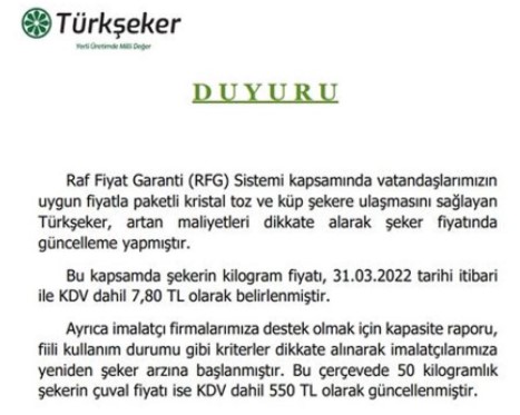 İndirim Küçük, Bindirim Büyük! Şeker Fiyatlarına Zam Geldi, Zamlı 1 KG ve 50 KG Şeker Çuvalı Fiyatı Kaç TL Oldu?