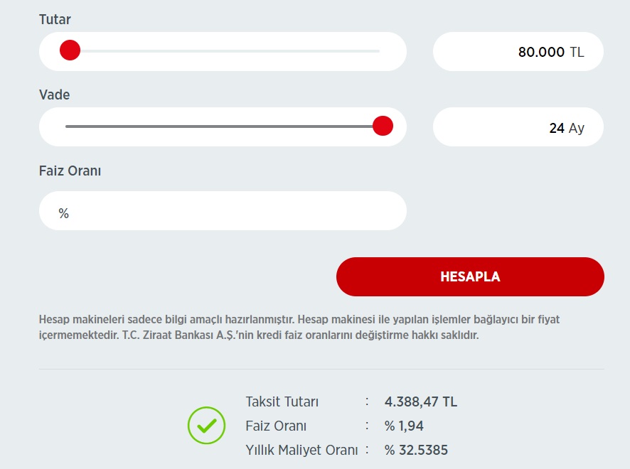 Nisan 2022 İhtiyaç Kredisi Faizleri! Ziraat, Vakıfbank, Halkbank 60 Bin TL Ve 80 Bin TL Kredi Taksit Hesaplamaları