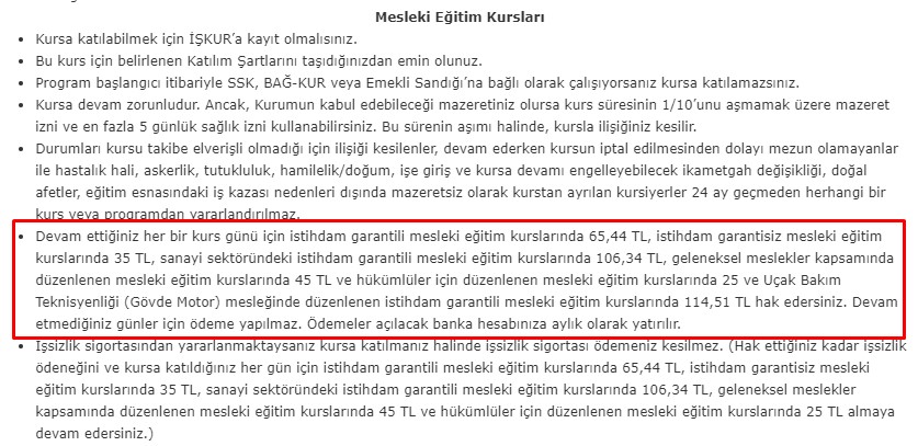 İŞKUR 8 İlde Kurs Açtı! Hem Meslek Edinecekler Hem Günlük 115 TL Cep Harçlığı Alacaklar