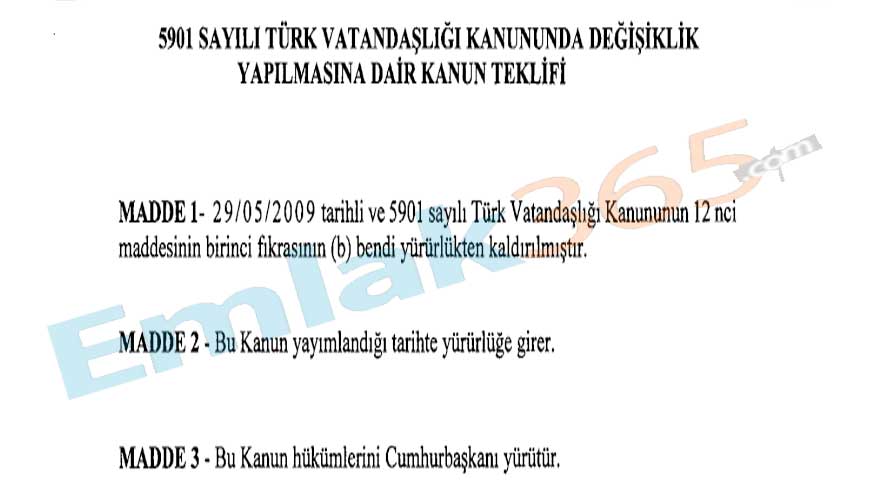 Yabancılara Konut Satışı İçin Flaş Gelişme! Yabancıya Mülk, Emlak Satışı İle Türk Vatandaşlığı Yasaklanabilir