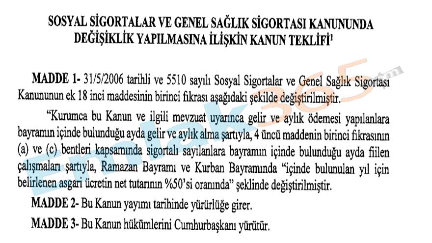 SON DAKİKA: Ara Ek Zam Formülü Zora Giren Asgari Ücretlilere Bayram İkramiyesi 2022 İçin Kanun Teklifi Verildi!