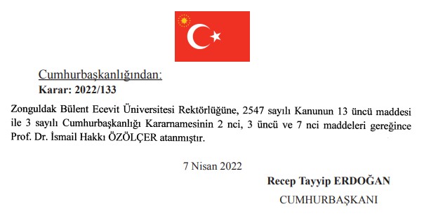 Yeni Rektör Atamaları Nisan 2022 Kararları! Rektör Ataması Yapılan Üniversiteler ve Atanan Rektörler Kimler?