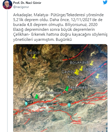 Malatya'daki Depremin Ardından Uzman İsimden Korkutan Açıklama! Ben Uyarmıştım...