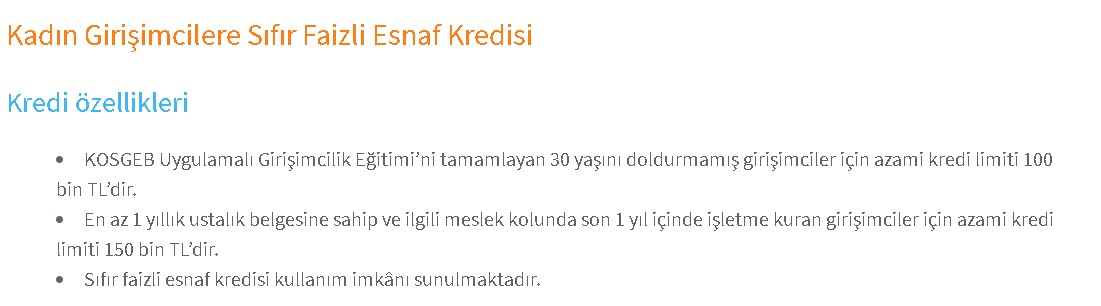 Halkbank'tan Esnaflara ve Kadın Girişimcilere Faizsiz Kredi Desteği