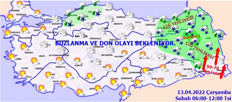 Baharı Bekleyenlere Kötü Haber: MGM Açıkladı, Nisan Ayının Ortasında Lapa Lapa Kar Yağışı Uyarısı Yaptı