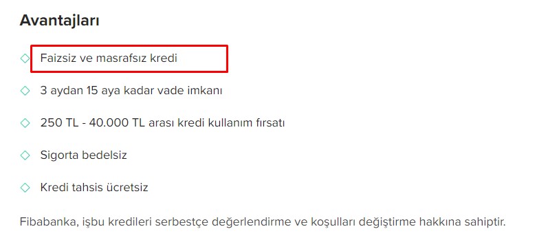 Bayram Üstü Sürpriz Masrafsız, Faizsiz Alışveriş Kredisi! Fibabanka Sıfır Faizli 36 Ay Vadeli 50 Bin TL Kredi